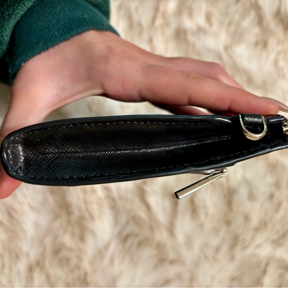 Kate Spade Staci Medium Saffiano Leather Wristlet - Black (no strap) - Picture 8 of 10